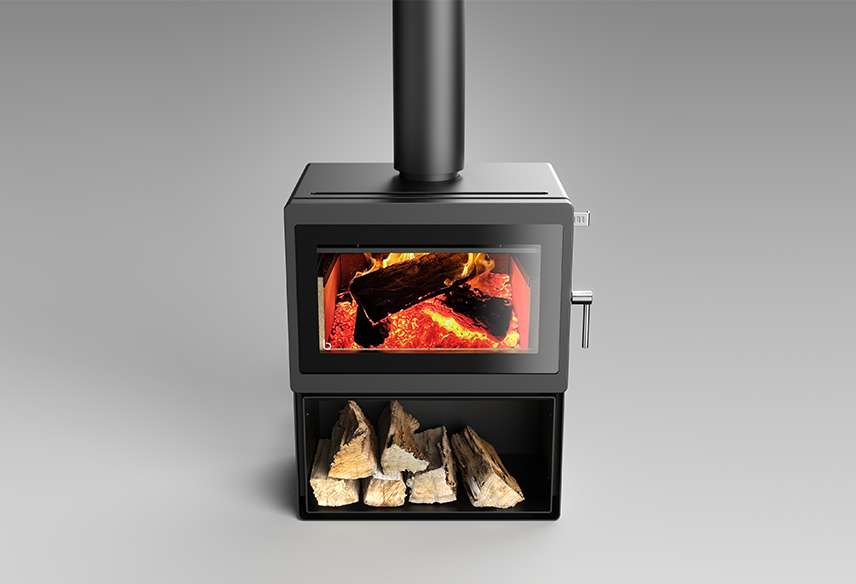 Blaze Z3 woodstacker combustion heater