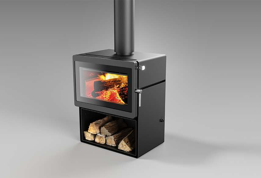 Blaze Z3 woodstacker combustion heater